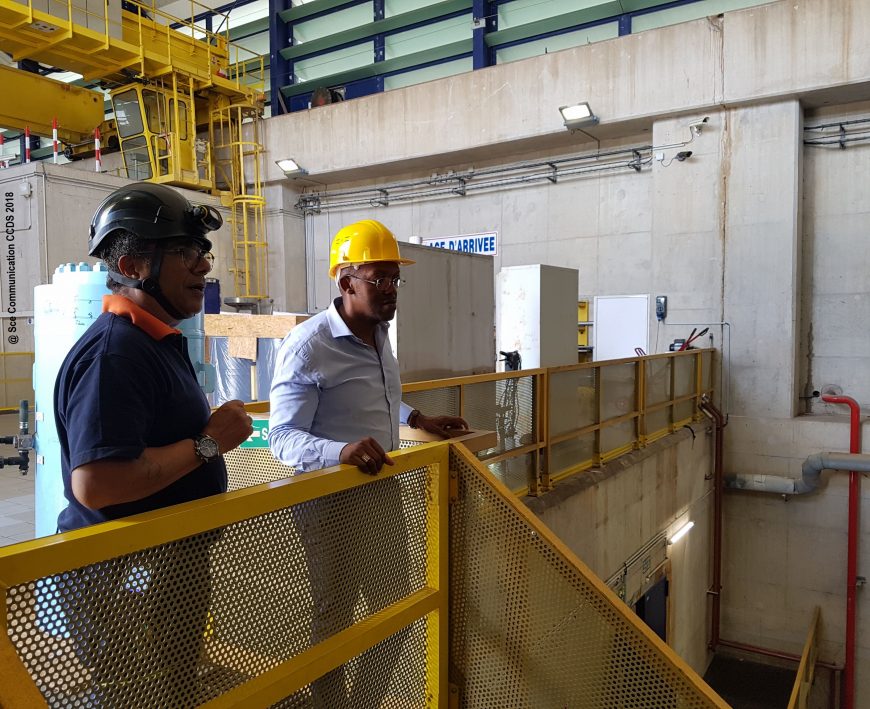 Visite du site de Petit-Saut