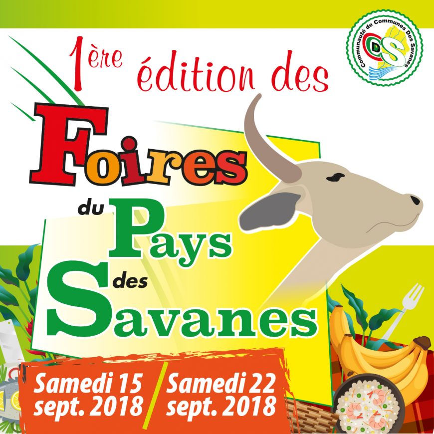 Foires du Pays des Savanes (1ère Edition) les 15 & 22 septembre 2018