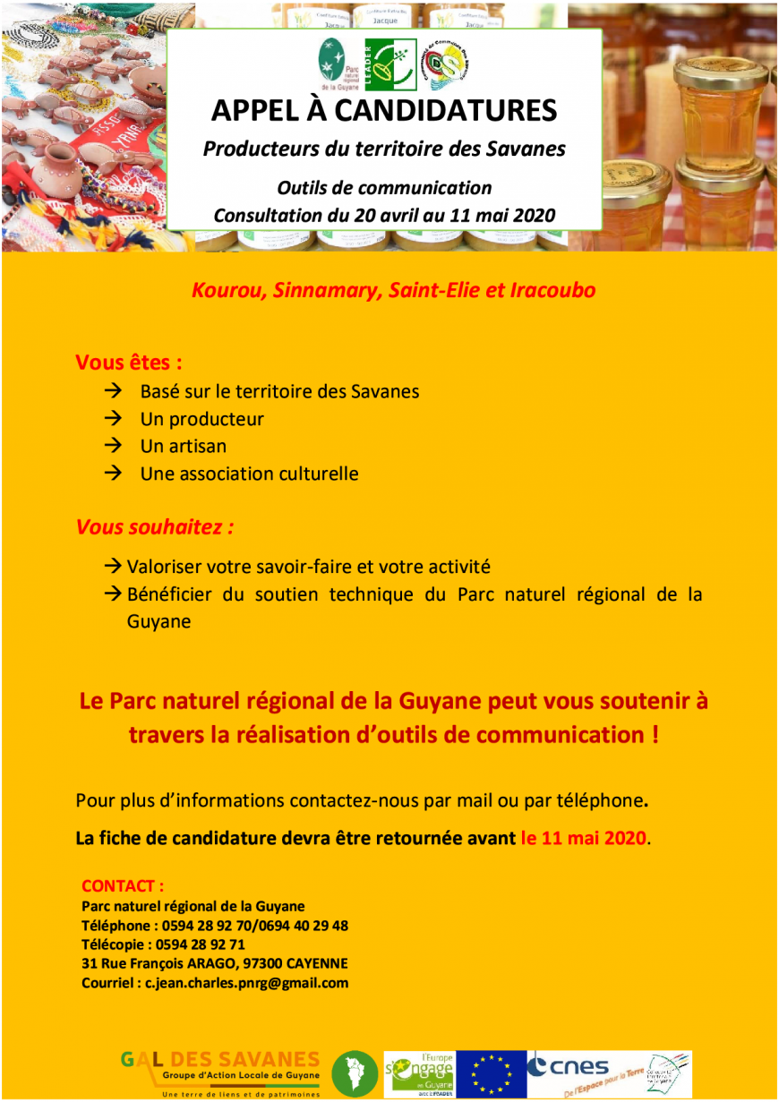 LEADER SAVANES – APPEL CANDIDATURE PRODUCTEURS