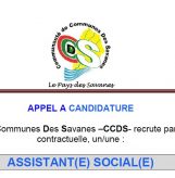 APPEL A CANDIDATURE : ASSISTANT(E) SOCIAL(E)