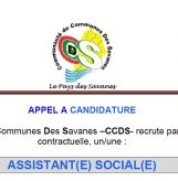 APPEL A CANDIDATURE : ASSISTANT(E) SOCIAL(E)