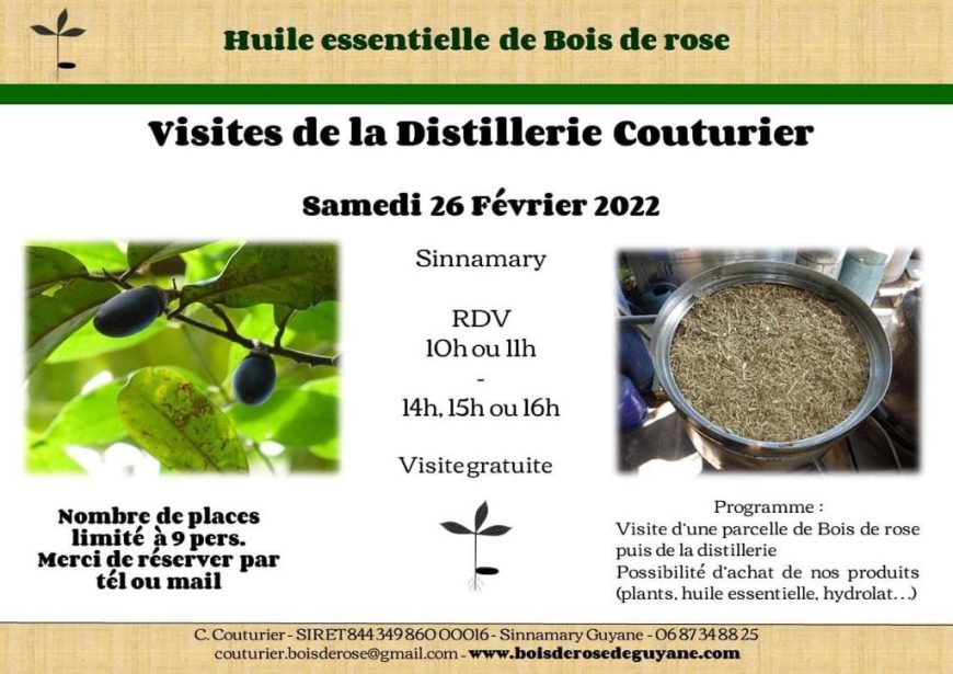 Visites de la distillerie Couturier