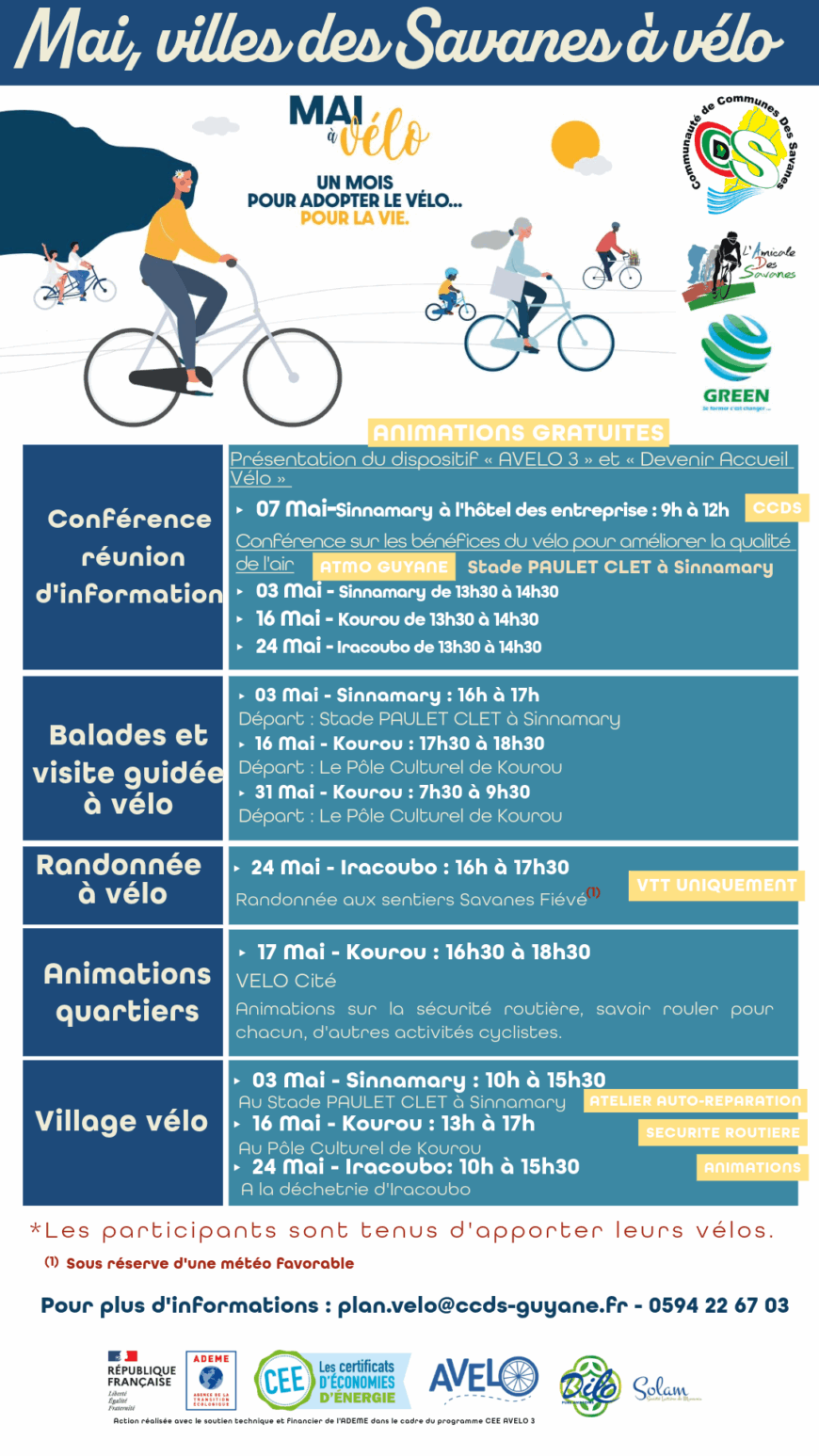 PROGRAMME MAI A VÉLO