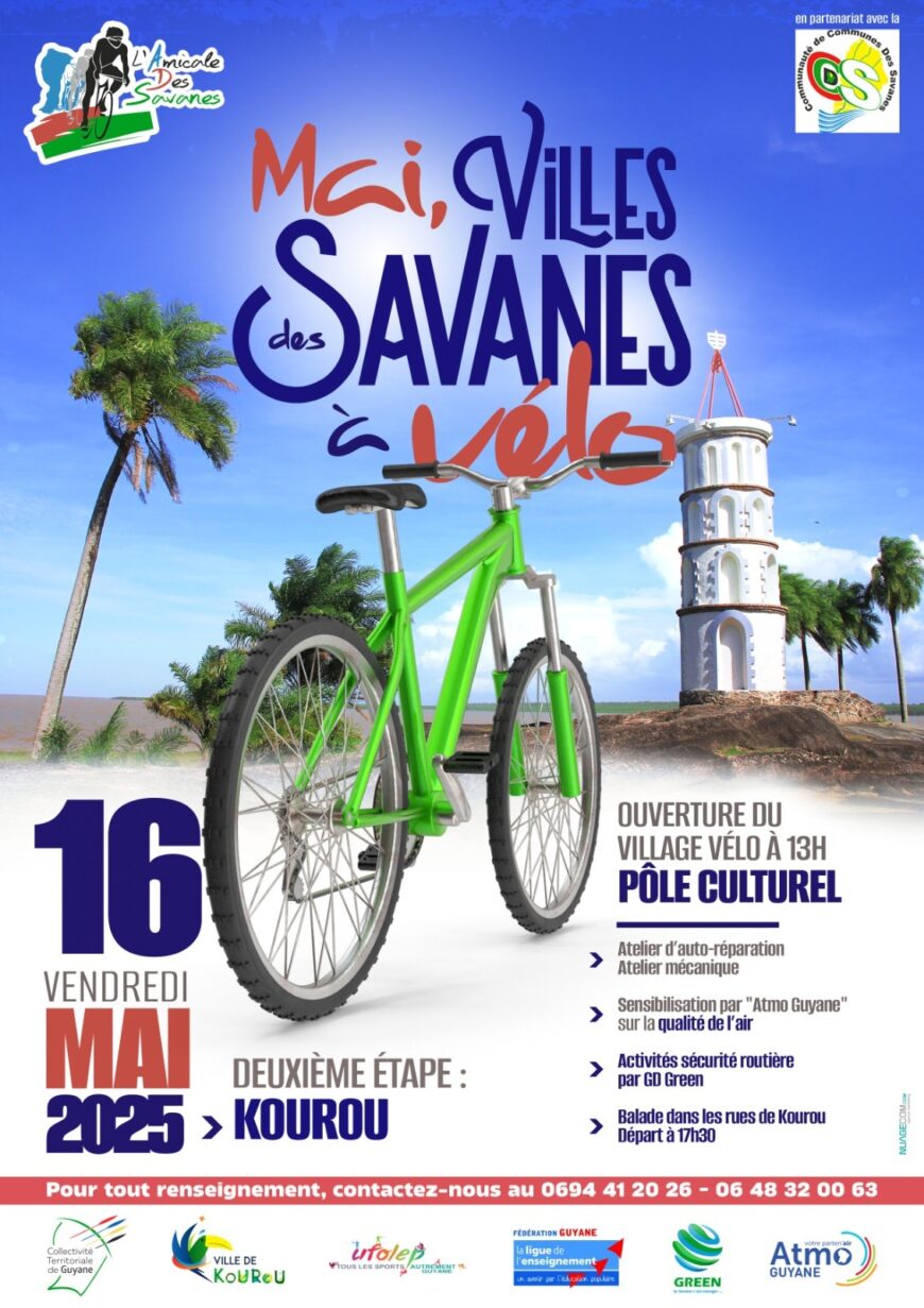MAI, VILLES DES SAVANES À VÉLO