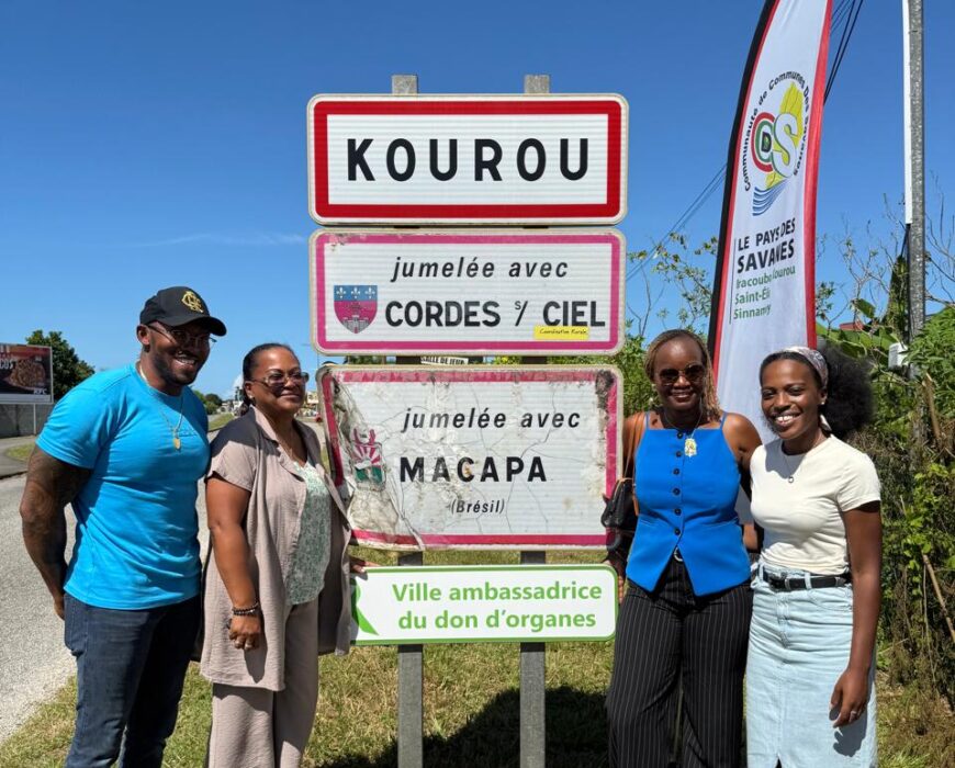 Kourou, Ville Ambassadrice du Don d’Organes : un message fort à l’entrée de la ville
