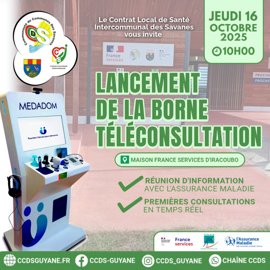 LANCEMENT DE LA BORNE TÉLÉCONSULTATION