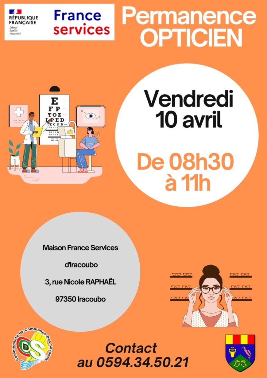 PERMANENCE OPTICIEN