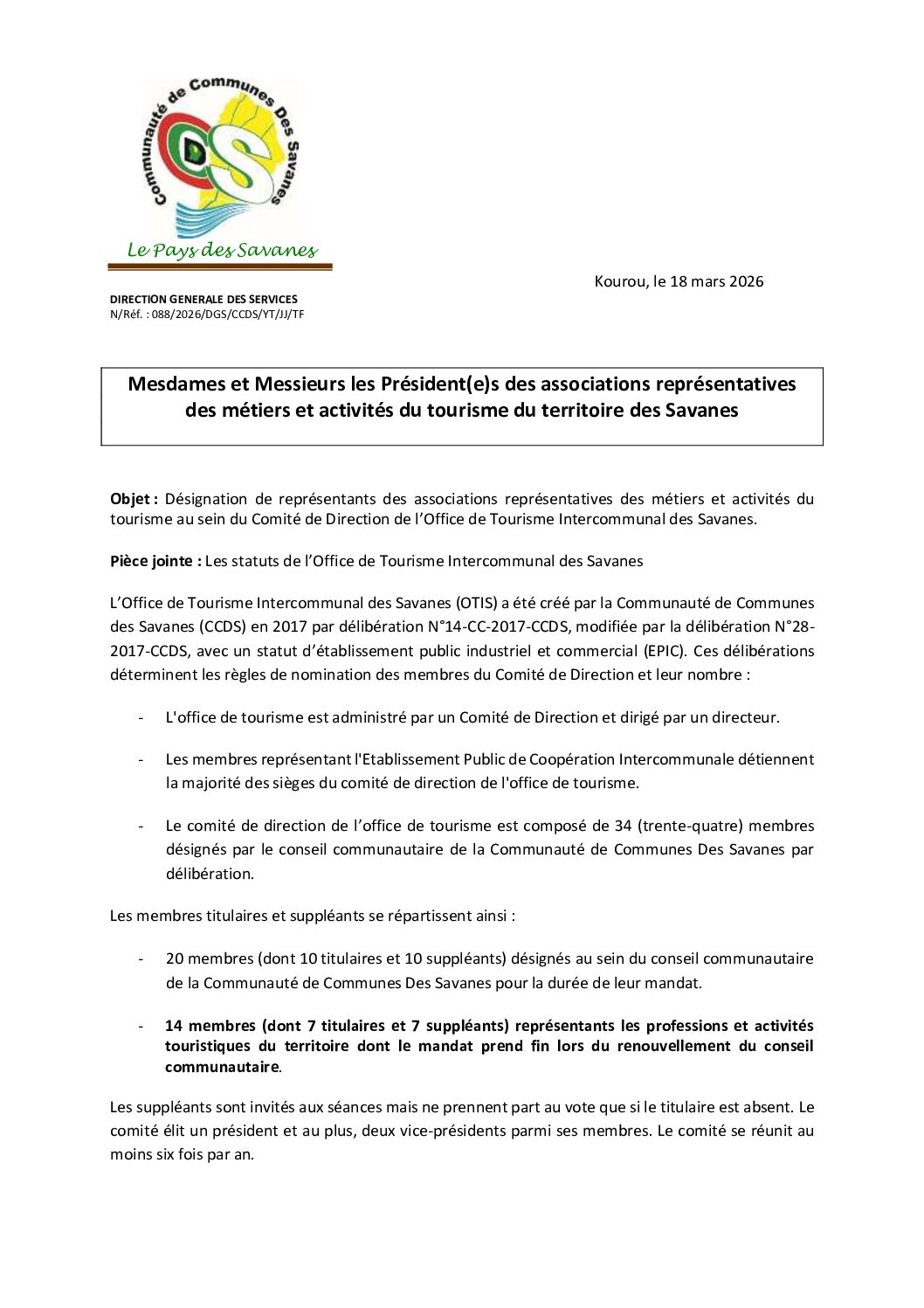 DEMANDE DE DESIGNATION PROFESSIONNELS AU CODIR OTIS