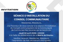 INSTALLATION DU CONSEIL COMMUNAUTAIRE DE LA CCDS