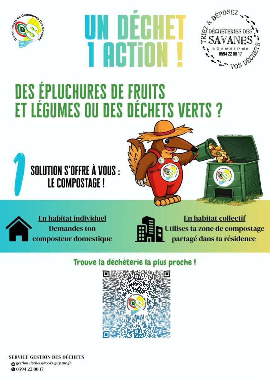 UN DÉCHET, 1 ACTION