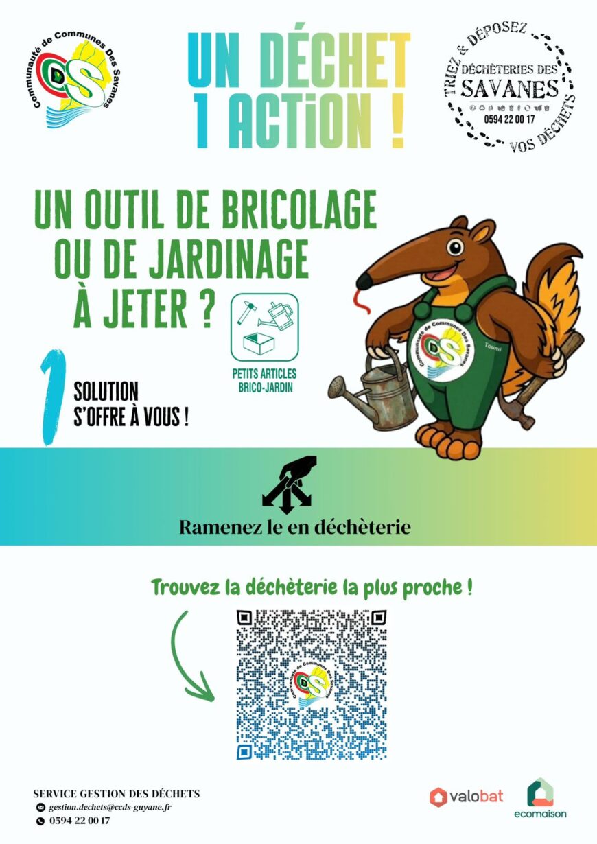 UN DÉCHET, 1 ACTION