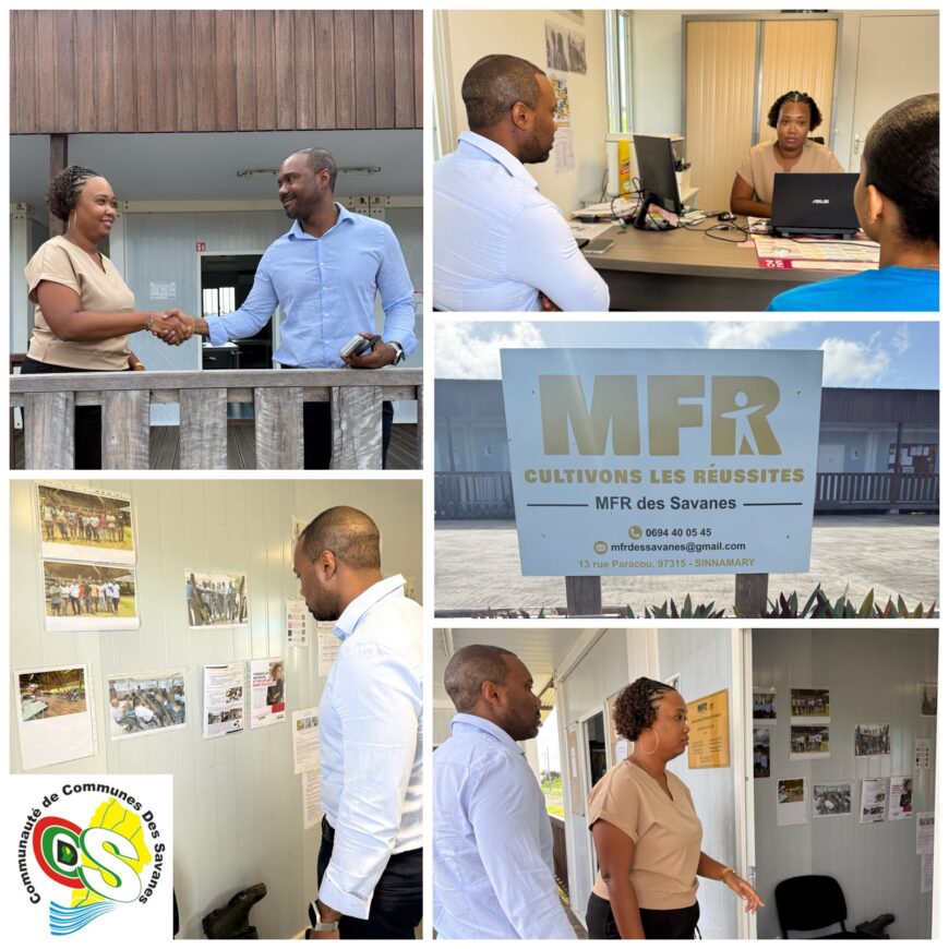 VISITE DU PRÉSIDENT DE LA CCDS À LA MAISON FAMILIALE RURAL DES SAVANES (MFR)