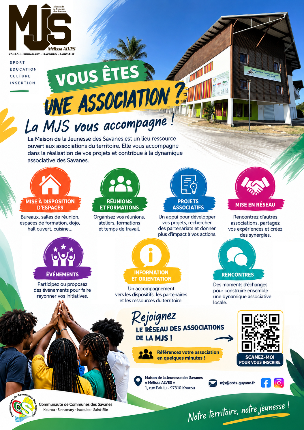 Vous êtes une association, un porteur de projet, une collectivité ?
La MJS vous accompagne !